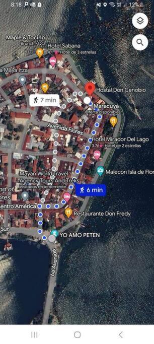 Apartament Casa Zoila Hospedaje Frente Al Lago Lakefront Lodging Flores Zewnętrze zdjęcie
